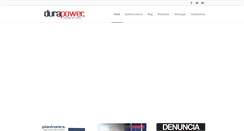 Desktop Screenshot of durapower.com.ec