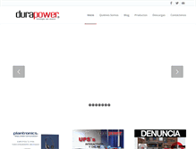 Tablet Screenshot of durapower.com.ec